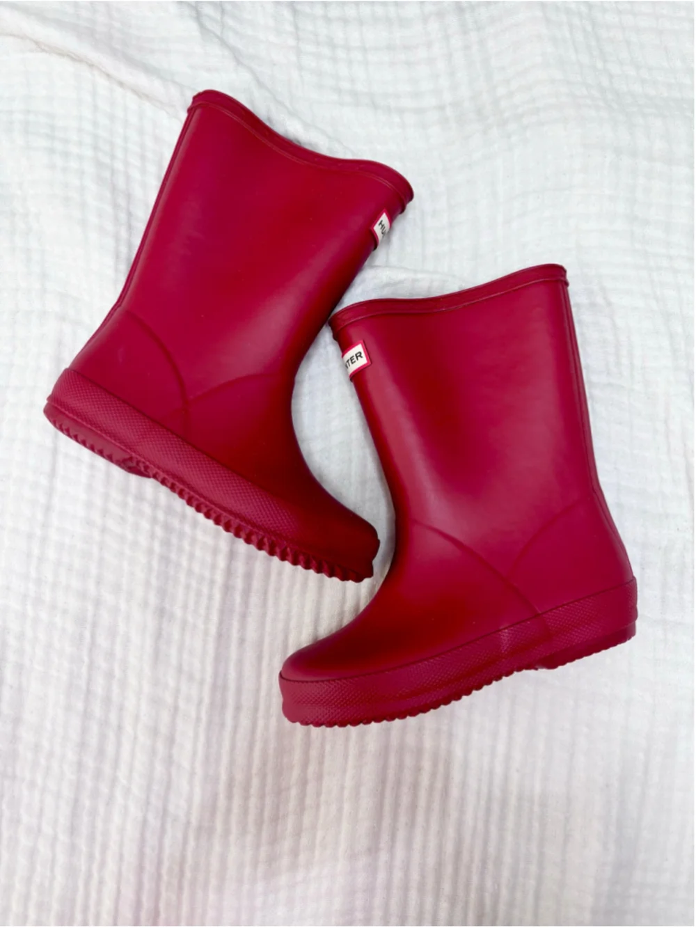 Girls Hunter Rain Boots Red Size 10 (Toddler Girl) Classic Waterproof New